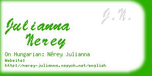 julianna nerey business card